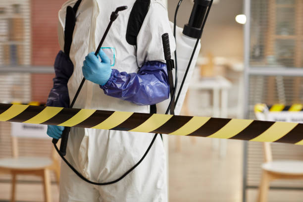 Professional Biohazard technician working in Mulberry, FL